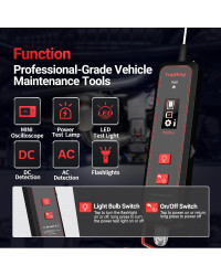 Topdiag-Testeur de circuit automobile P50 Pro, kit de sonde de circuit d'alimentation d'oscilloscope électrique, outil de diagno