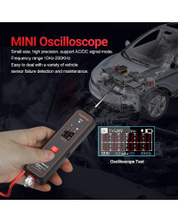 Topdiag-Testeur de circuit automobile P50 Pro, kit de sonde de circuit d'alimentation d'oscilloscope électrique, outil de diagno