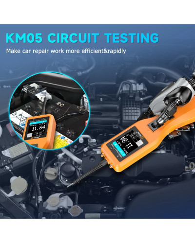 KZYEE-Kit de sonde de circuit d'alimentation de voiture, testeur de circuit électrique automobile, injection de carburant, circu