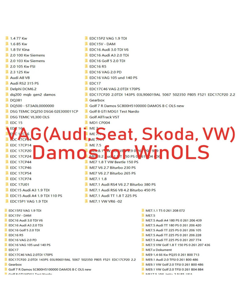 Hot Winols 4.51 Software with 93GB ECU Chip Tuning Maps Files Big Arch