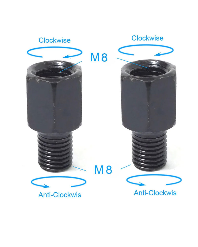 Adaptadores Para espejos retrovisores de motocicleta, Perno de convers