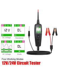 Probador de coche P100 24V 12V, pluma de sonda, circuito de prueba resistente al voltaje, escáner de batería de encendido, herra