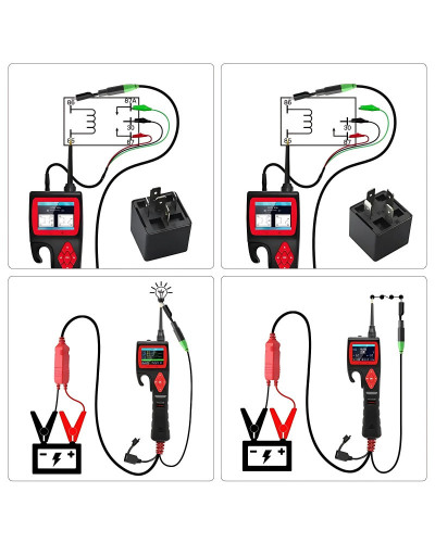 Topdiag-probador de circuito eléctrico automotriz P200, 12V, 24V, SONDA DE POTENCIA DE GANCHO inteligente, sistema eléctrico de 