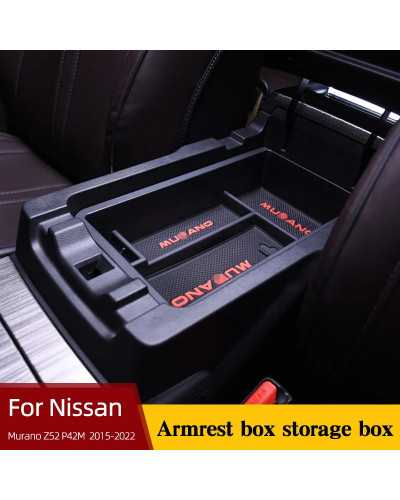 Caja de almacenamiento con reposabrazos para Nissan Murano Z52 P42M 20