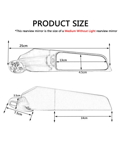 Espejos invisibles giratorios ajustables para motocicleta, accesorios 