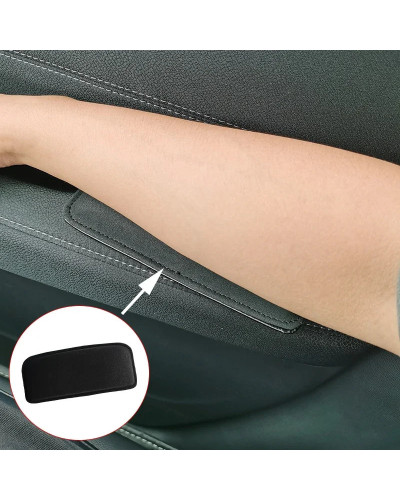 Rodillera de gamuza para coche, cojín elástico de espuma viscoelástica