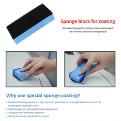 5/10Pcs Car Ceramic Coating Waxing Polishing Sponge Automobiles Glass Nano Wax Coat Applicator Pads Wipe Clean Tool Accessories