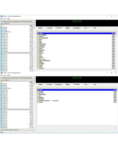 Software de reparación de automóviles NYO 4, base de datos completa para salpicadero de Radio de coche Airbag, soporte de navega