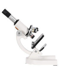 Microscopio Monocular 40x-2000X para estudiantes, microscopio biológico HD con luces LED, soporte para teléfono móvil, estudio, 