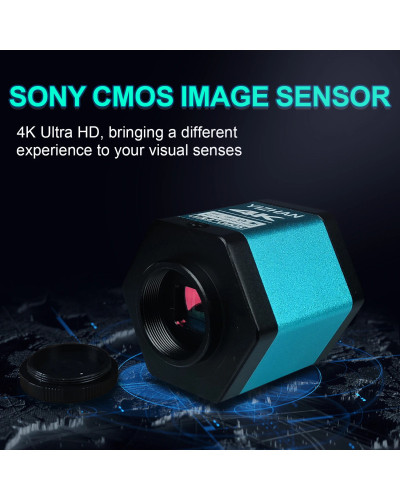 Cámara de microscopio Industrial Digital, Sensor SONY con Software para reparación de soldadura, 4K, FHD, 60fps, salida HDMI y U