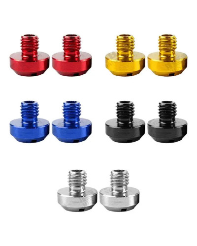 Tapones de agujero para espejo retrovisor de motocicleta, tornillos de