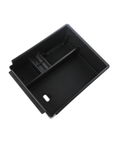 Caja de almacenamiento para Reposabrazos de coche, soporte para bandej