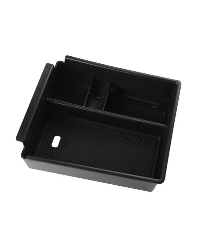 Caja de almacenamiento para Reposabrazos de coche, soporte para bandej