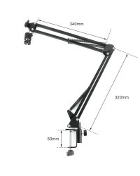 Microscopio Digital plegable de 48MP, 4K, 1080P, HDMI, USB, cámara de vídeo 150X, montaje en C, Microscopio Industrial para sold