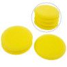 Foam Sponges Yellow Pads Car Polishing Wax Applicator Cleaning 100*6mm Fine pore polyester 12pcs Auto New 2018