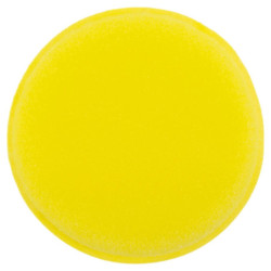 Foam Sponges Yellow Pads Car Polishing Wax Applicator Cleaning 100*6mm Fine pore polyester 12pcs Auto New 2018