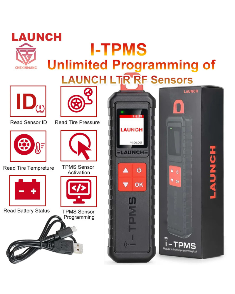 LAUNCH iTPMS herramienta de servicio TPMS de mano, Detector de presión de neumáticos de coche, actualización de TSGUN, compatibl