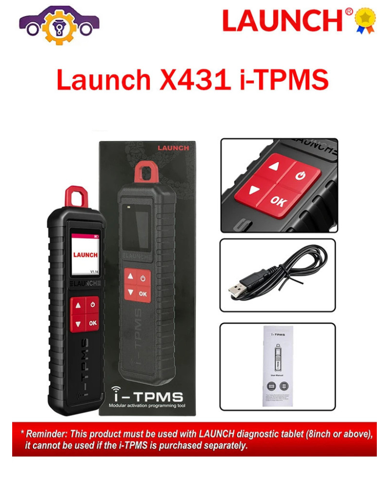 Launch-herramienta de servicio de mano i-tpms, funciona con la aplicación i-tpms Launch X431 V + Pro3 PRO3S +, actualización de 