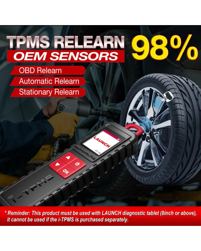 Launch-herramienta de servicio de mano i-tpms, funciona con la aplicación i-tpms Launch X431 V + Pro3 PRO3S +, actualización de 