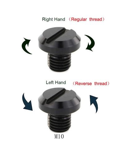 Tornillo de enchufe de agujero de espejo retrovisor para motocicleta, 
