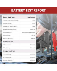 LAUNCH-probador de voltaje de batería de coche BST360, herramientas de escáner de carga de arranque automotriz, Bluetooth, 6V, 1