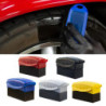 Car Wheel Polishing Waxing Sponge Brush With Cover ABS Tire Clean Contour Dressing Applicator Pads For Car Accessories