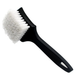 Brosse de jante de voiture en noir et blanc, brosses de moyeu de roue, accessoires de livres de détail, outil de lavage, 1 pièce