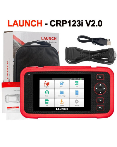 LAUNCH-herramienta de diagnóstico X431 CRP123i V2.0 para coche, escáner OBD2 de transmisión ABS SRS, 4 sistemas de escaneo + 7 r