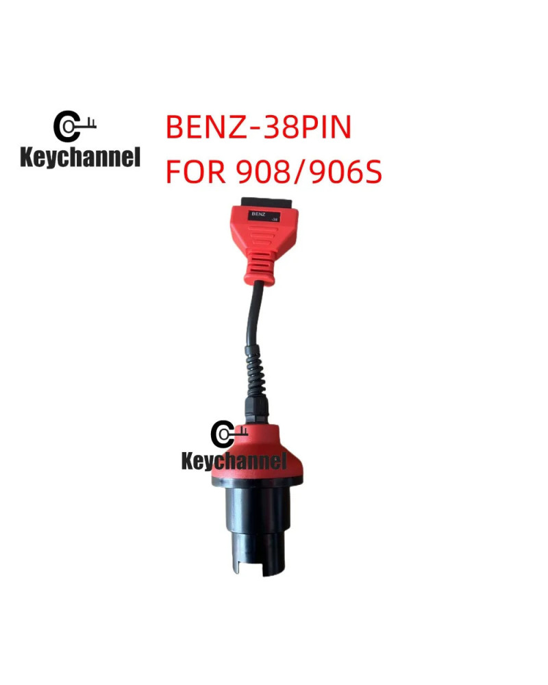 AUTEL-Adaptador de 38 pines Keychannel 1 piezas, conector OBD2, herramienta de reparación de diagnóstico para Benz 16-38pin, MS9