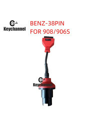 AUTEL-Adaptador de 38 pines Keychannel 1 piezas, conector OBD2, herramienta de reparación de diagnóstico para Benz 16-38pin, MS9