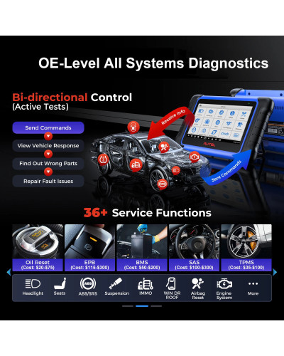 Code: AEES100 Autel-herramienta de diagnóstico de programación MaxiIM IM508 XP400 PRO, escáner automotriz OBD2, programador de 