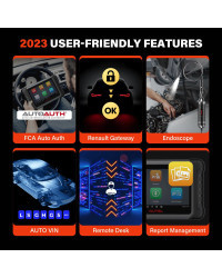 Autel-herramientas de diagnóstico MaxiCOM MK808KBT PRO, escáner OBD2, lector de código, todos los sistemas como MK808BT PRO