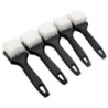 Brosse de jante de voiture en noir et blanc, brosses de moyeu de roue, accessoires de livres de détail, outil de lavage, 1 pièce