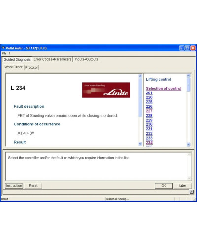 Newest For Linde PathFinder v3.6.2.11 forklift truck Diagnostic softwa