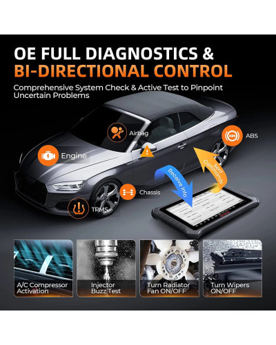 OTOFIX-escáner de diagnóstico D1 PRO, codificación ECU, Control bidireccional, herramientas de diagnóstico, CANFD, DoIP, 2 años 