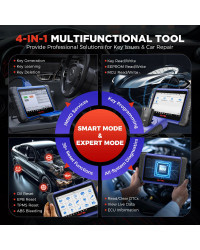 Autel-escáner automotriz MaxiIM IM508S XP400 PRO OBD2, programación de llaves IMMO, herramientas de diagnóstico para todos los c