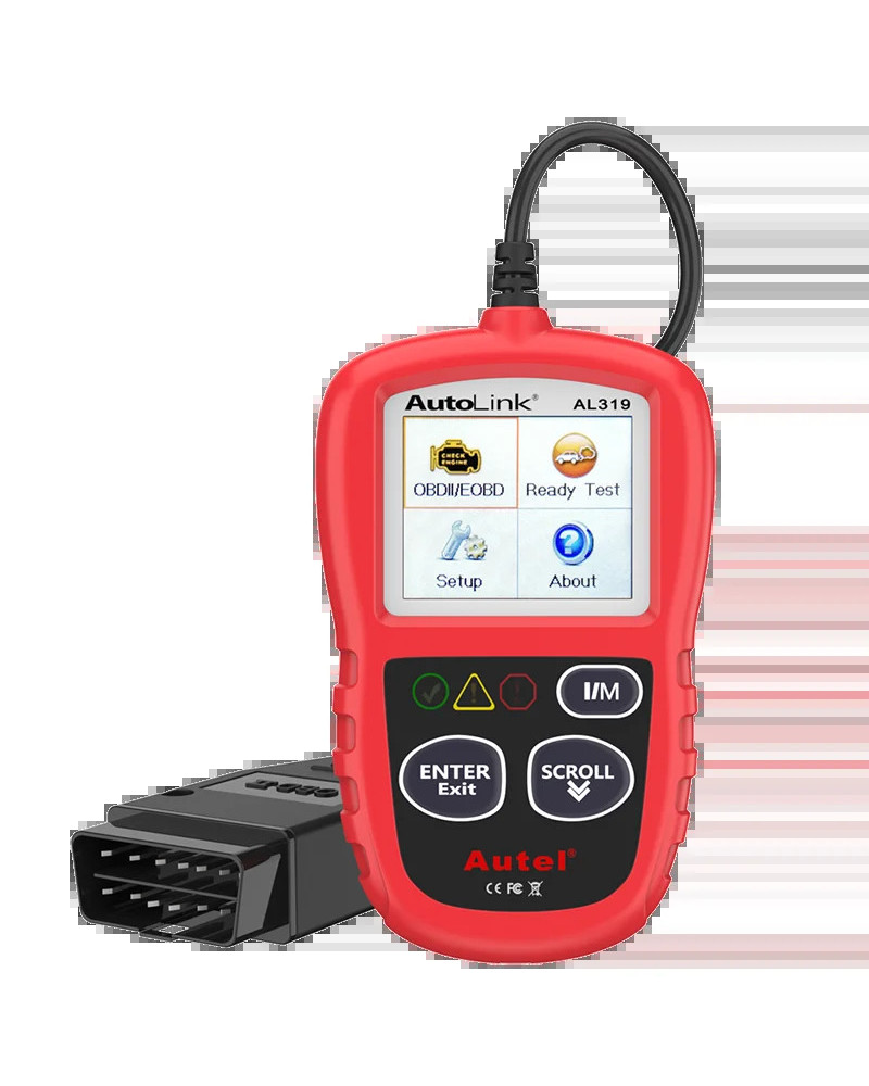 Autel-herramienta de diagnóstico automotriz AL319, autoescáner OBD2, lector de código CAN, ver datos de Marco congelado