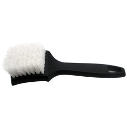 Brosse de jante de voiture en noir et blanc, brosses de moyeu de roue, accessoires de livres de détail, outil de lavage, 1 pièce