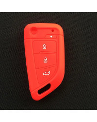 Funda de silicona para llave de coche XKKF20EN, 3 + 1/4 botones, plegable, mando a distancia Xhorse VVDI