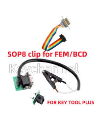 Keychannel FEM BDC adaptador Universal SOP8 Clip para Xhorse Key Tool Plus VDI PROG CGDI ACDP para x1 x3 x5 x6 3 series Programa