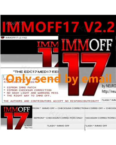 Lastest iMMOFF17 Software EDC17 Immo Off Ecu Program NEURO TUNING Immo