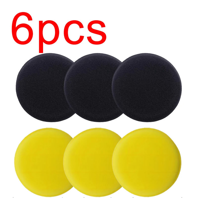 Car Foam Sponge Wax Applicator Cleaning Detailing Pads Car Waxing Polishing 10cm Cleaning Kit Pad Home Car Wash Care Automobiles