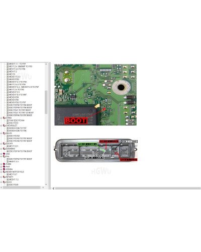 Bench Pin Outs Ecu Software Boot Ecu PinOuts Software Collection Repai