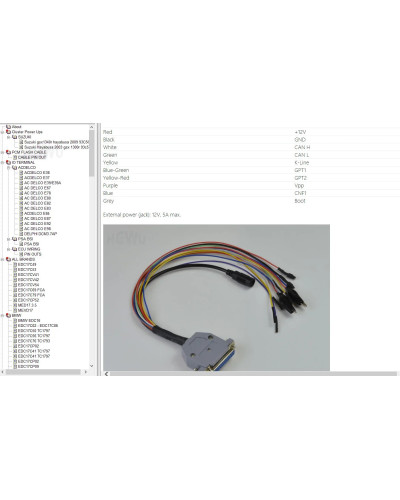 Bench Pin Outs Ecu Software Boot Ecu PinOuts Software Collection Repai