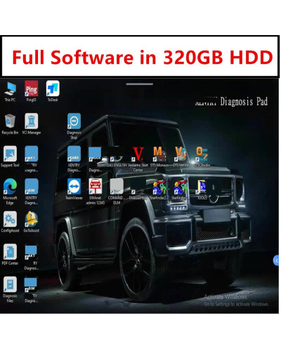 2023.09 Xentry full software with 512GB SSD for MB STAR C4 C5 C6 DOIP 