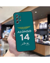 Funda de teléfono para coche deportivo Aston Martins para Samsung Galaxy A54, A13, A52, A53, A73, A32, A51, A23, A22, A12, A34, 