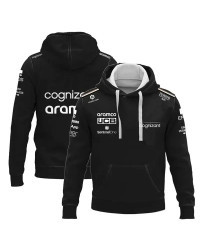 Sudadera con capucha 3D del equipo Aston Martin, Sudadera con capucha de carretera para hombre, mujer y niño, primavera, otoño, 