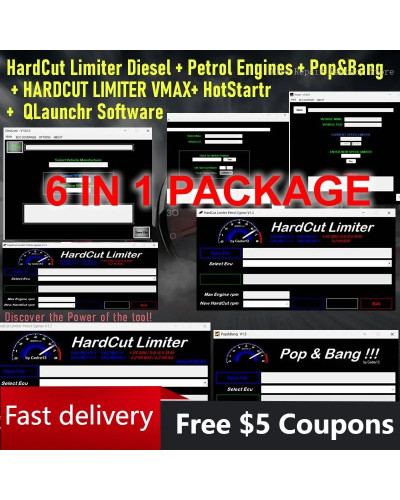 6 IN 1 PACKAGE New HardCut Limiter Diesel + Petrol Engines + Pop&Bang 