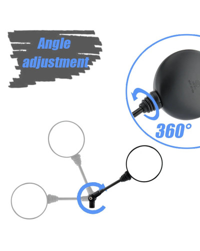 Espejos retrovisores laterales de plástico ABS para motocicleta, acces