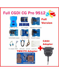 CGDI CG Pro 9S12 versión completa, programador OBD2 para BMW, con todos los adaptadores, incluido el nuevo adaptador CAS4 DB25 y